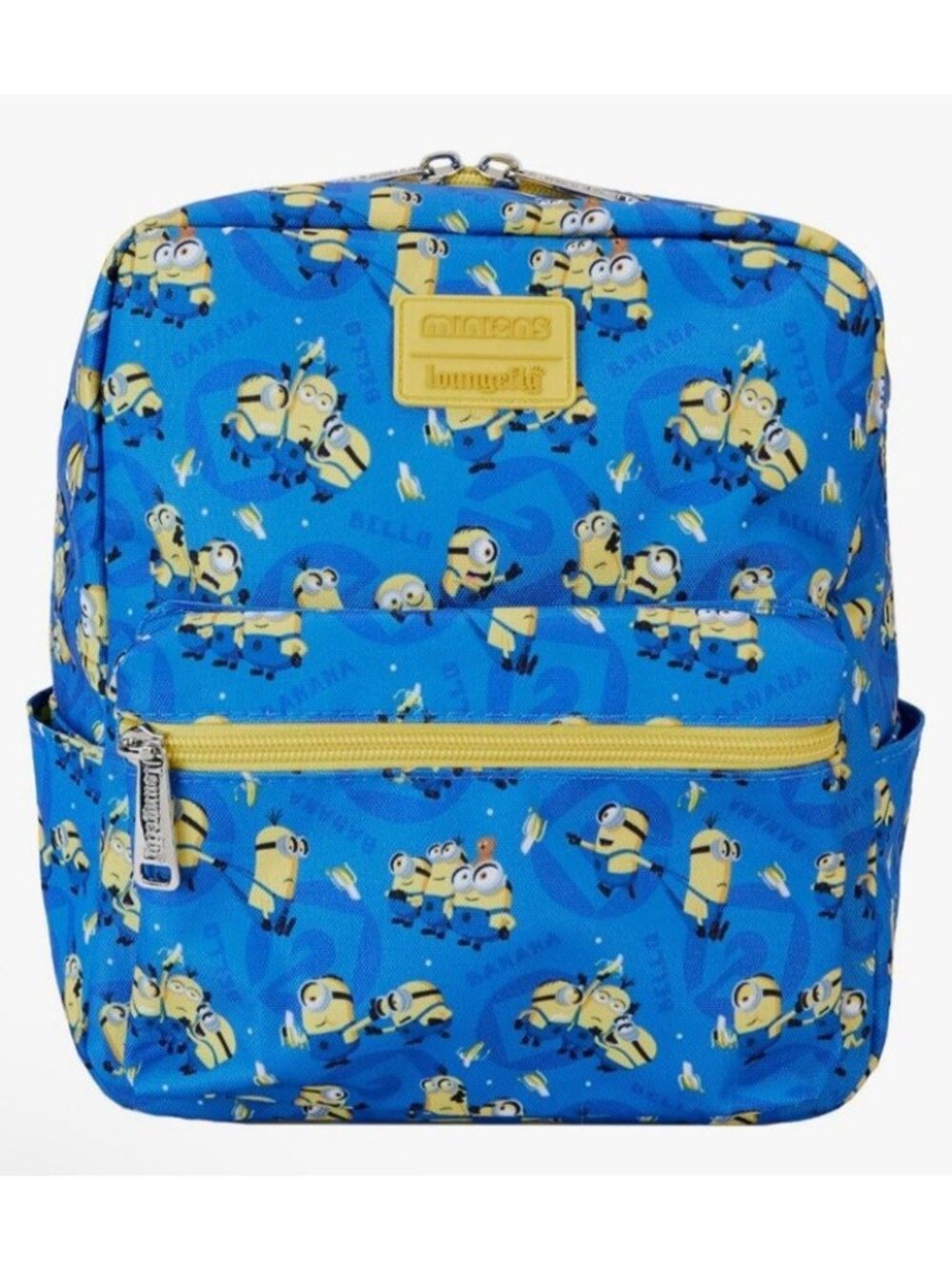 Despicable Me Minions Square Mini Backpack Loungefly Canvas Childrens Kids NWT